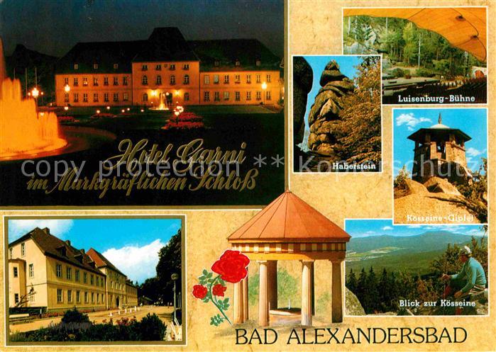 Bad Alexandersbad Haberstein Koesseine Luisenburg Buehne