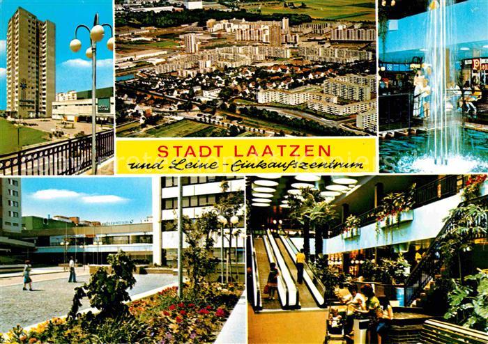 Laatzen Fliegeraufnahme Hochhaus Einkaufszentrum