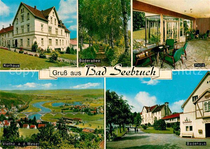 Bad Seebruch Kurhaus Baederhalle Halle Badehaus Vlotho