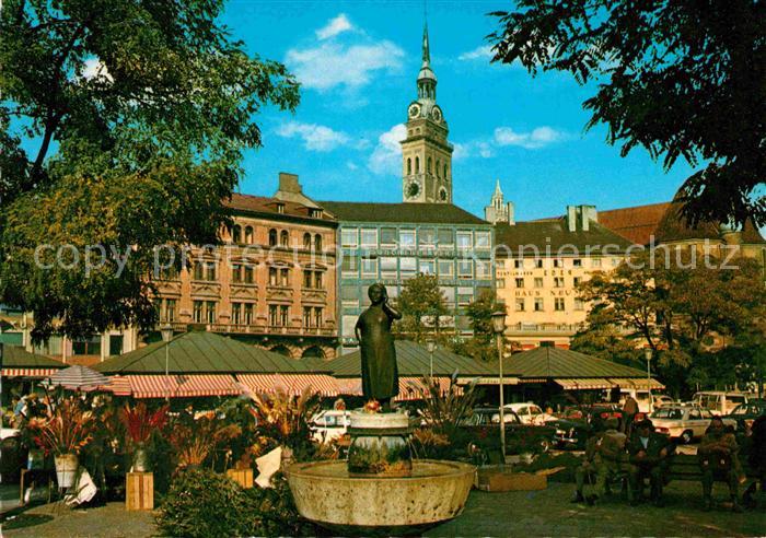 Muenchen Bayern Viktualienmarkt