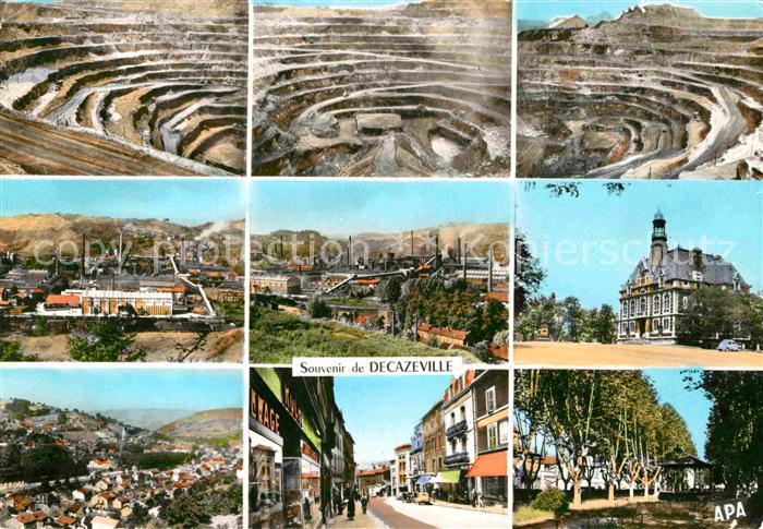 Decazeville Aveyron Stadtansichten