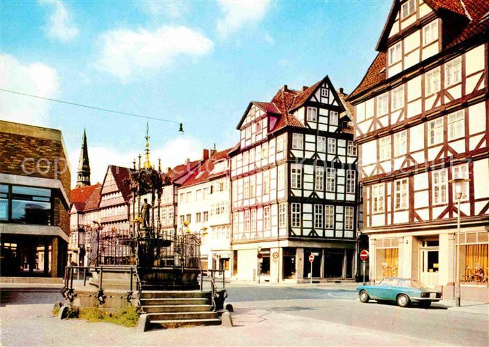 HANNOVER  CITY Holzmarkt Oskar Winter Brunnen