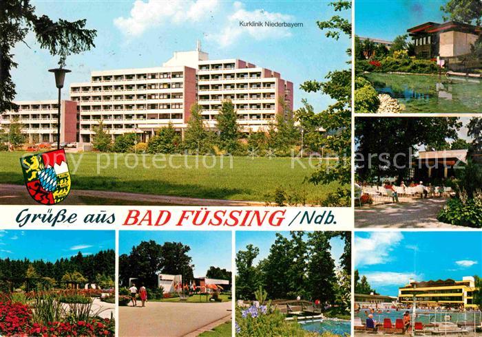 Bad Fuessing Kurklinik Niederbayern Park Schwimmbad