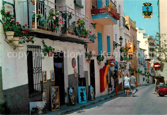 Benidorm Typische Strasse