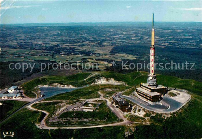 Puy de Dome Le Fliegeraufnahme Funkturm