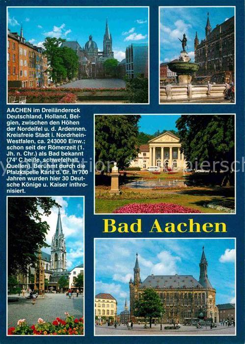 Bad Aachen Dom Kurpark Brunnen