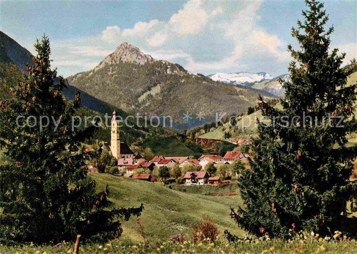 Pfronten Ostallgaeu Bayern Teilansicht
