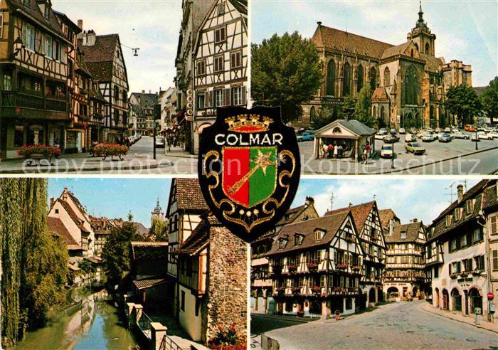 Colmar Haut Rhin Elsass La rue des Tetes la Cathedrale Saint-Martin