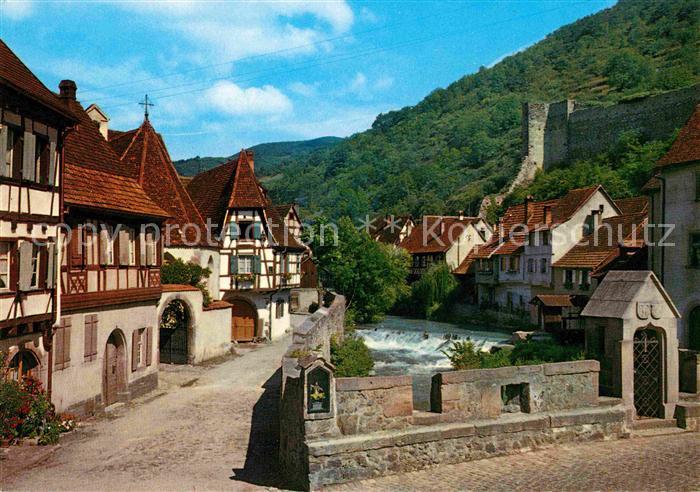 Kaysersberg Haut Rhin Rue de L Oberhof et la Weiss