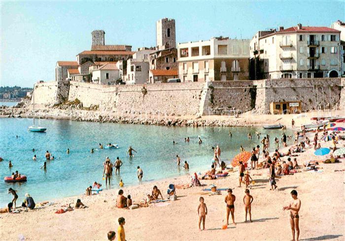 Antibes Alpes Maritimes Plage de le Gravette