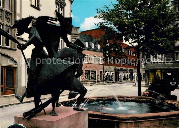 Offenburg Narrenbrunnen am Lindenplatz
