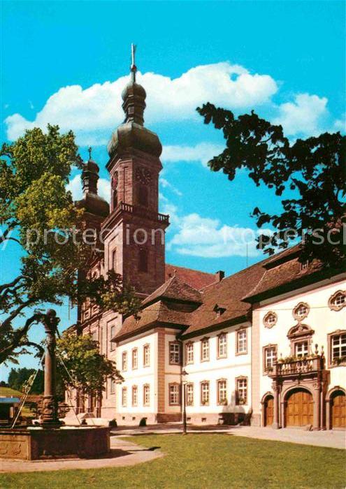St Peter Schwarzwald Ehemalige Klosterkirche erbaut von Peter Thumb 18. Jhdt.