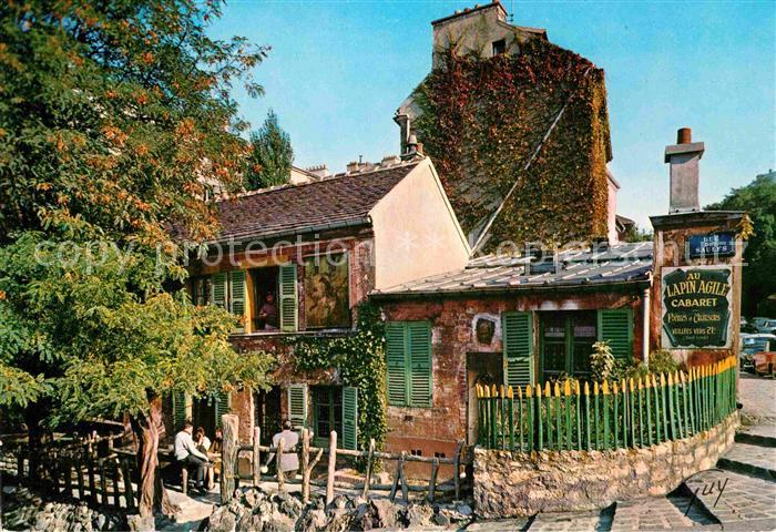 Montmartre Paris Le cabaret du Lapin Aigle Rue des Saule