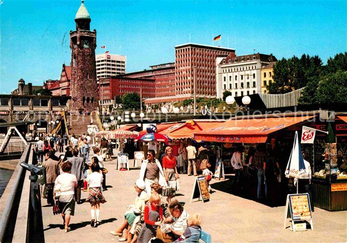 HAMBURG  CITY Promenade St Pauli Landungsbruecken
