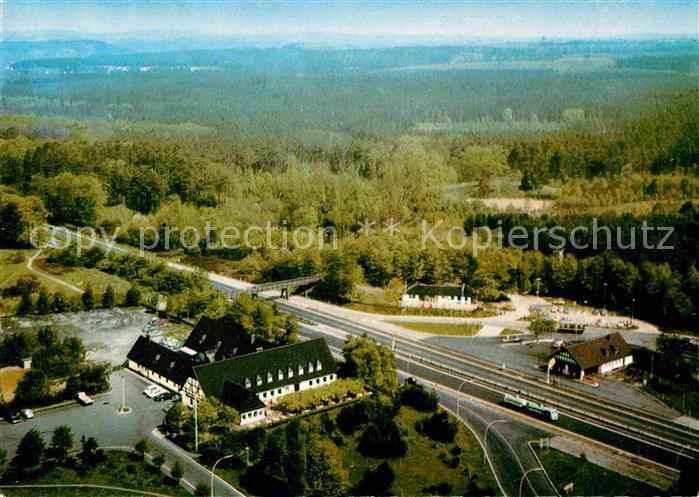 Siegburg Rasthaus Autobahn Koeln Frankfurt Fliegeraufnahme
