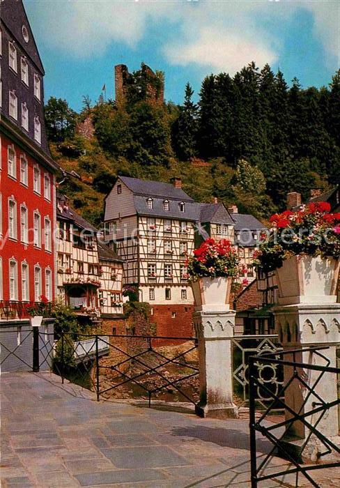 Monschau Montjoie NRW Rotes Haus Altstadt Ruine Haller