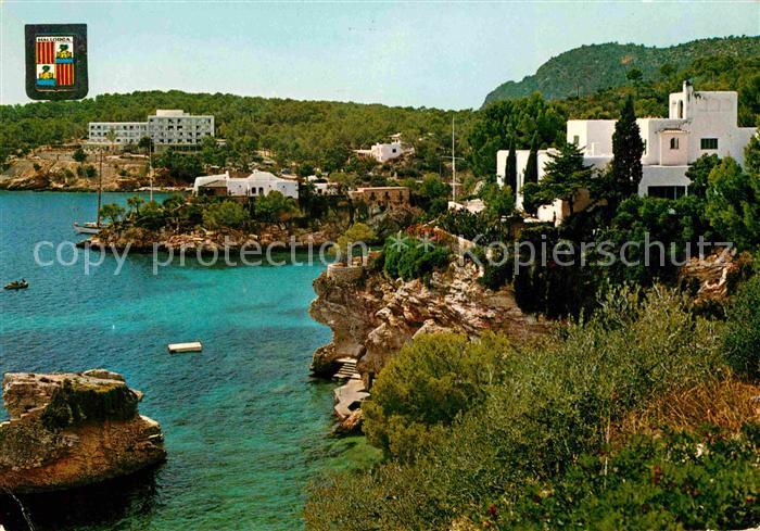 Cala Fornells Vista general Villen an der Kueste