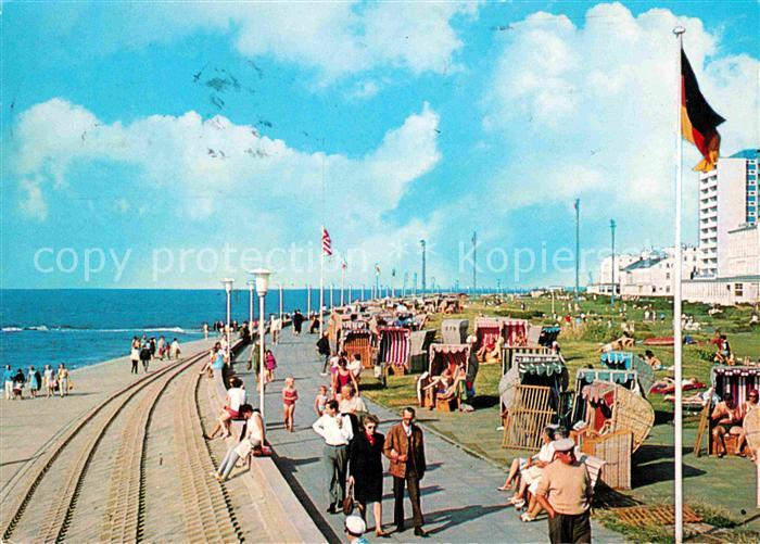 Norderney Nordseebad Wandelbahn an der Kaiserstrasse