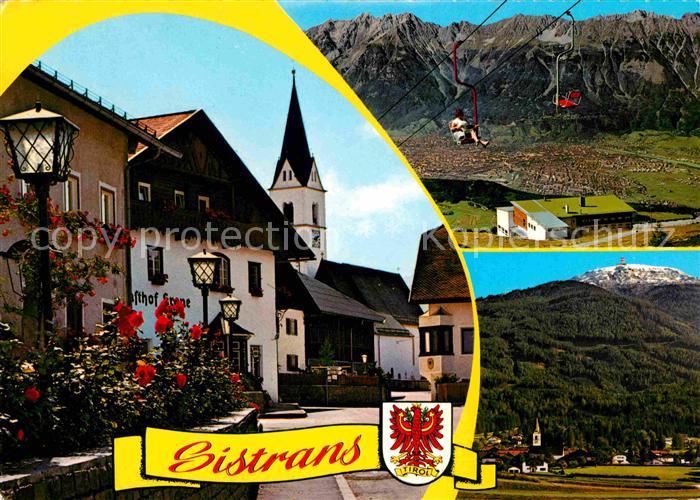 Sistrans Gasthof Krone Kirche Sessellift Bergbahn