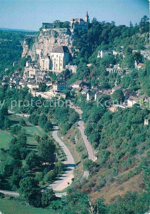 Rocamadour Vue d ensemble Bourg medieval