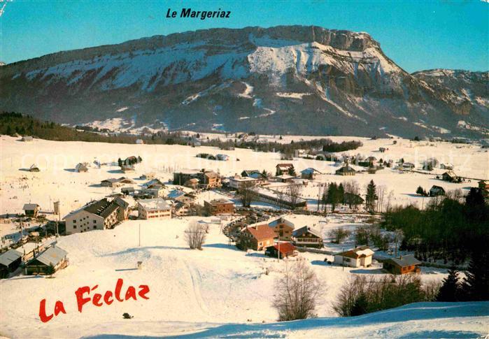 La Feclaz Panorama avec le Margeriaz en hiver