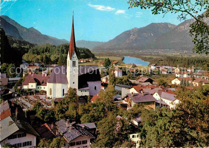 Brixlegg Tirol Ortsansicht mit Kirche Alpenpanorama