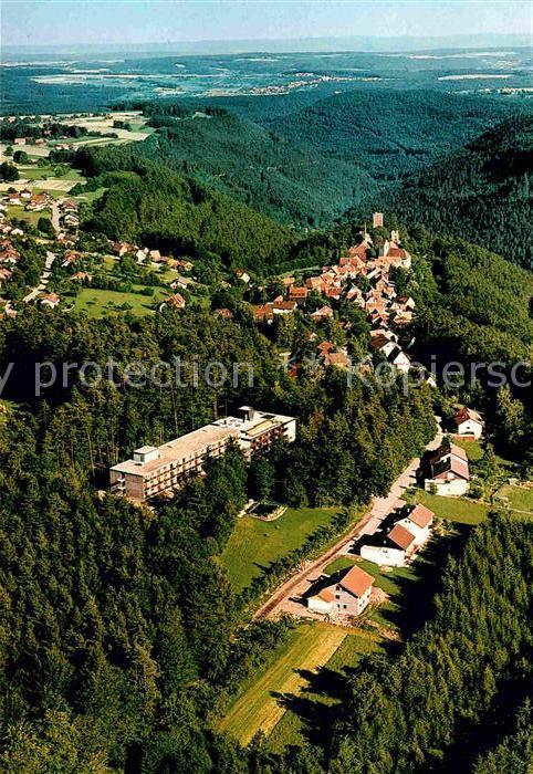 Zavelstein Bibelheim Haus Felsengrund Fliegeraufnahme