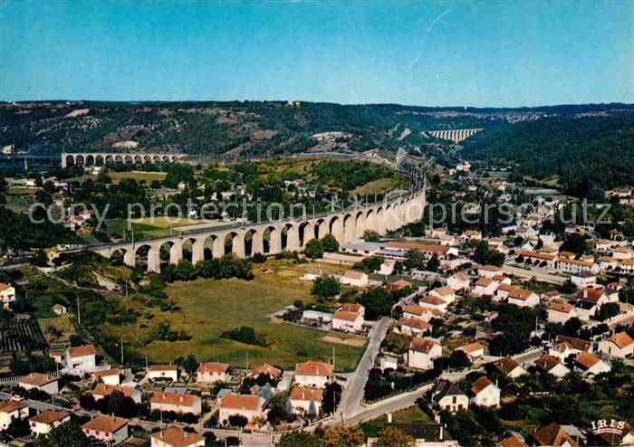 Souillac Les viaducs vue aerienne
