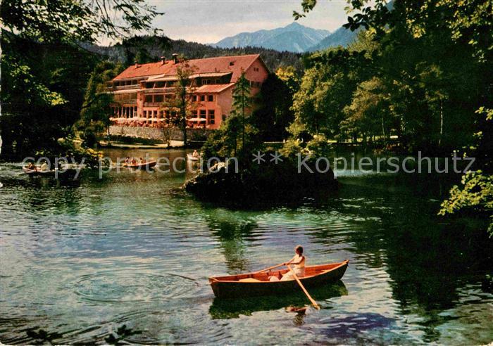 Grainau Badersee Hotel Bootfahren
