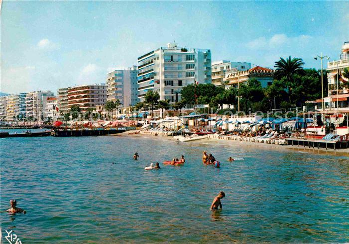 Juan-les-Pins Antibes 06 Le bord de mer Plage Hotel Restaurant