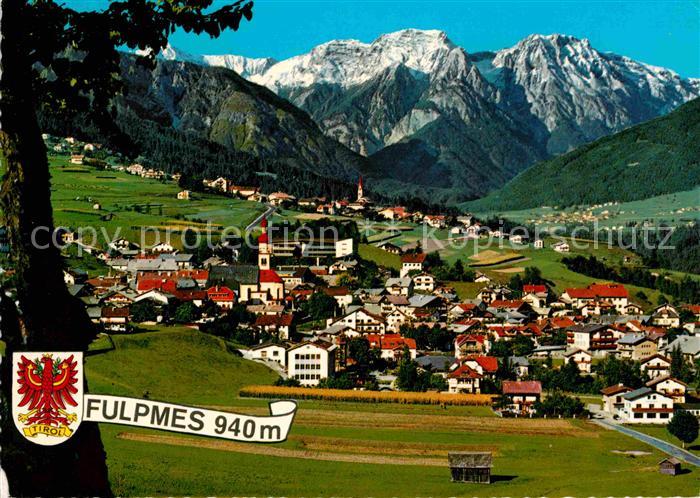 Fulpmes Tirol und Telfes im Stubaital Blick gegen Bettelwurf Karwendel