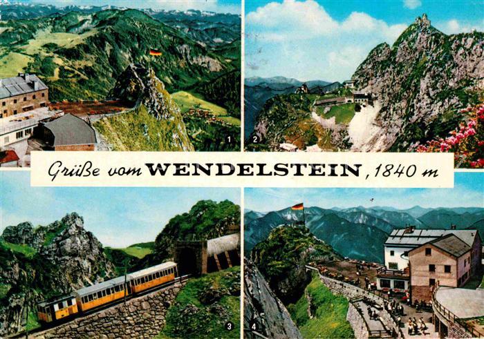 Bayrischzell Wendelstein Berghaus Bergbahn Gipfel Bayerische Alpen