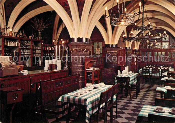 Gent Gand Flandre Restaurant Tea Room Cafe Raadskelder anno 1425