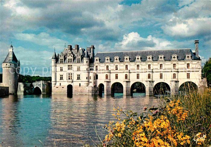 Chenonceaux Indre et Loire Le Chateau sur le Cher Wasserschloss