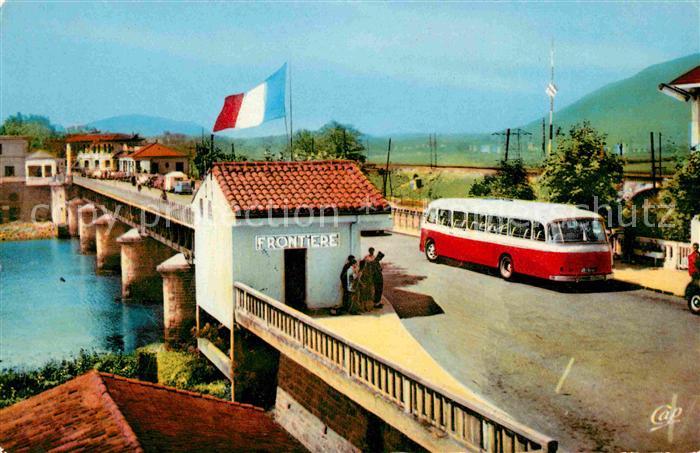 Hendaye Pyrenees Atlantiques Frontiere Le Pont International