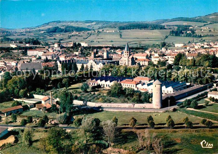 Cluny Vue generale aerienne