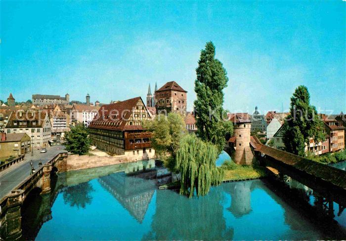 NueRNBERG  CITY Henkersteg mit Burgblick