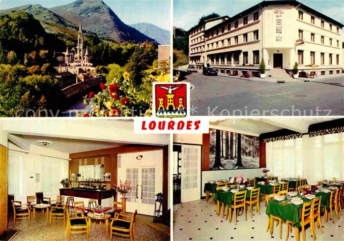 Lourdes Hautes Pyrenees Kirche Hotel Sainte Catherine Gastraeume