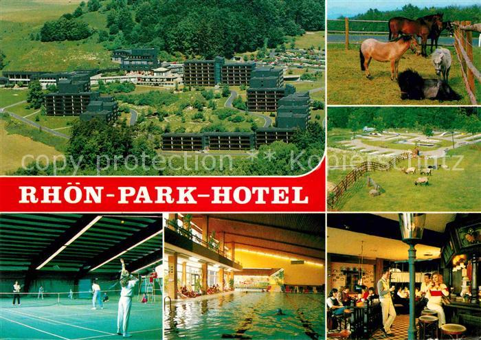 Hausen Bad Kissingen Rhoen Park Hotel Pferdekoppel Tennishalle Hallenbad Bar