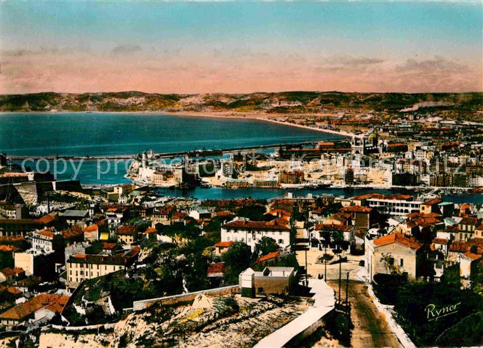 Marseille Bouches-du-Rhone Vue generale et les Ports