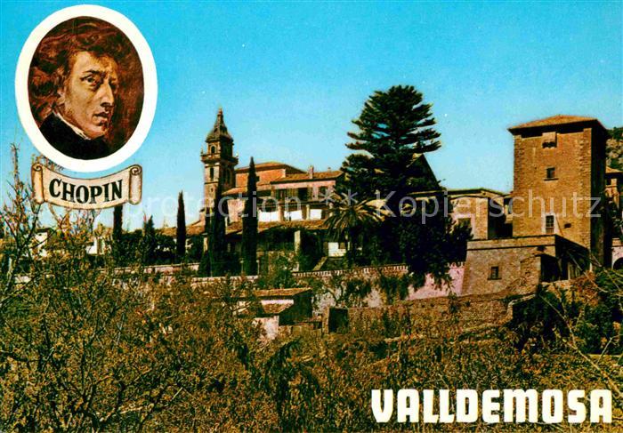 Valldemosa Teilansicht Chopin Portrait