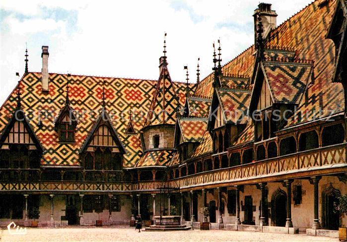 Beaune Cote d Or Burgund Hotel Dieu Cour d_Honneur Merveille d'a