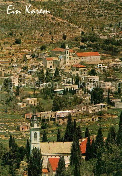 Jerusalem Yerushalayim Ein Karem General view Birthplace of St John the Baptist