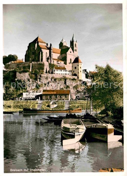 Breisach Rhein Muenster Rheinhafen