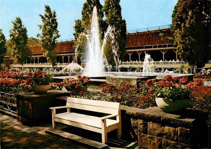 Bad Salzuflen Leuchtfontaene mit Saline