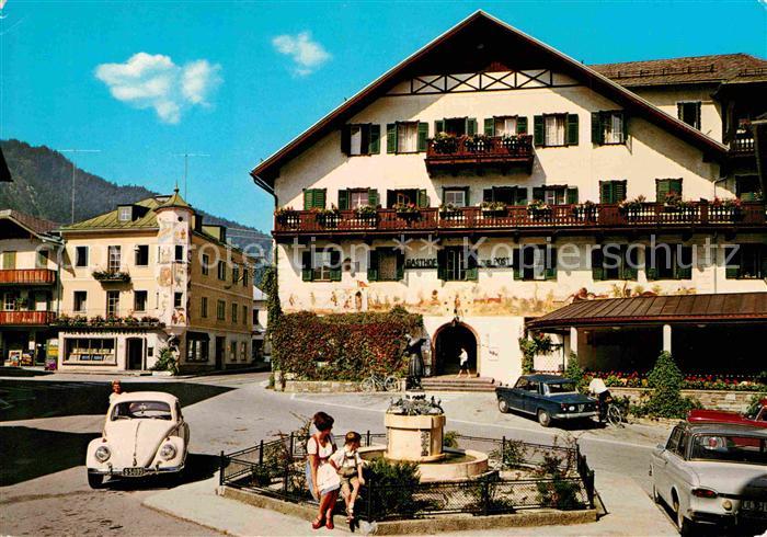 St Gilgen Salzkammergut mit Mozartbrunnen
