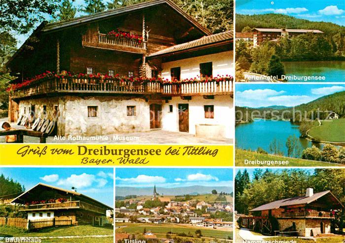 Tittling Dreiburgensee Ferienhotel Alte Rothaumuehle Bauernhaus Tittling Hammers