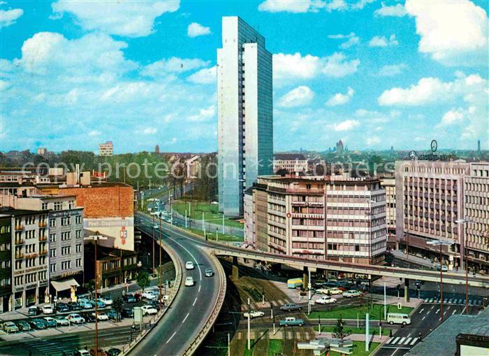 DuessELDORF  CITY Blick zur neuen Hochstrasse