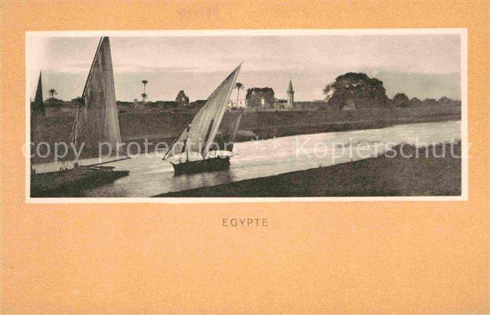 Egypte Segelboote Serie X No 6