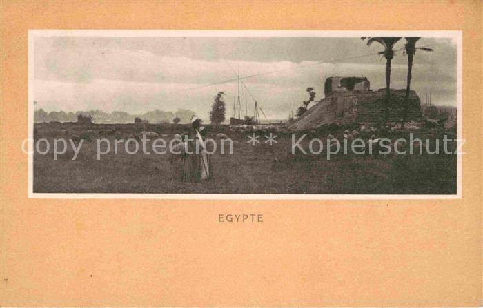 Egypte Schaefer Schafherde Serie X No 15